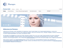 Tablet Screenshot of pharmpro.ch